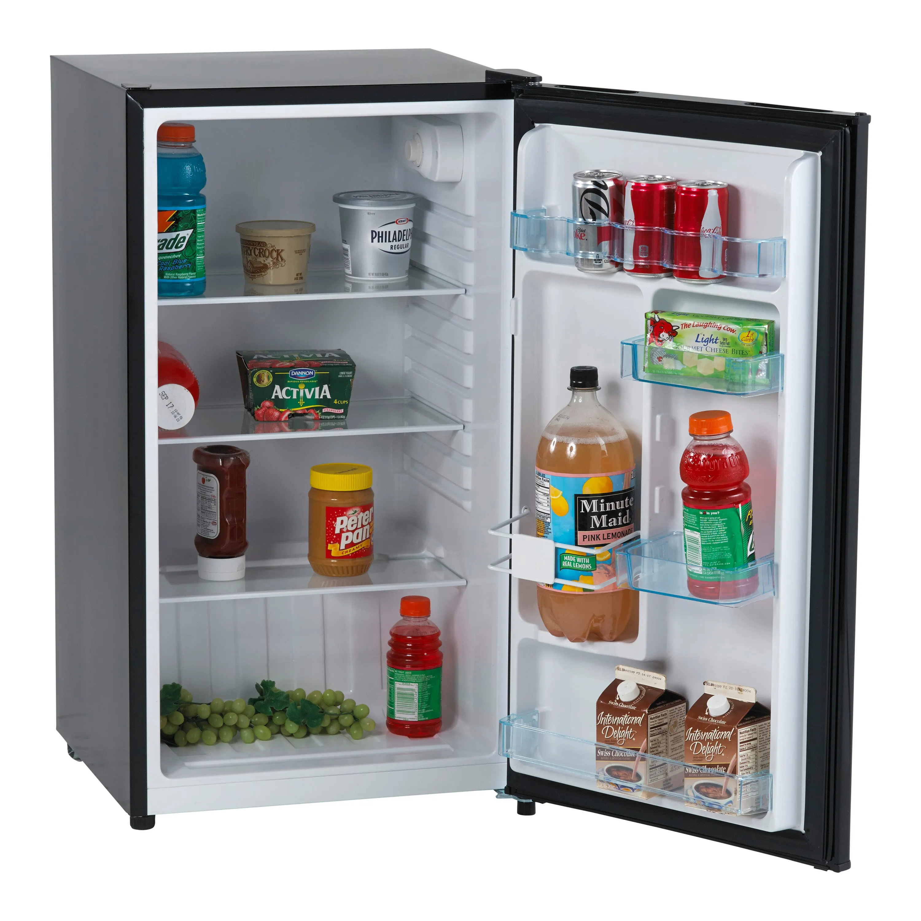 Avanti Compact Refrigerator 3.2 Cu. Ft. warna hitam dari JAKARTAONLINE88