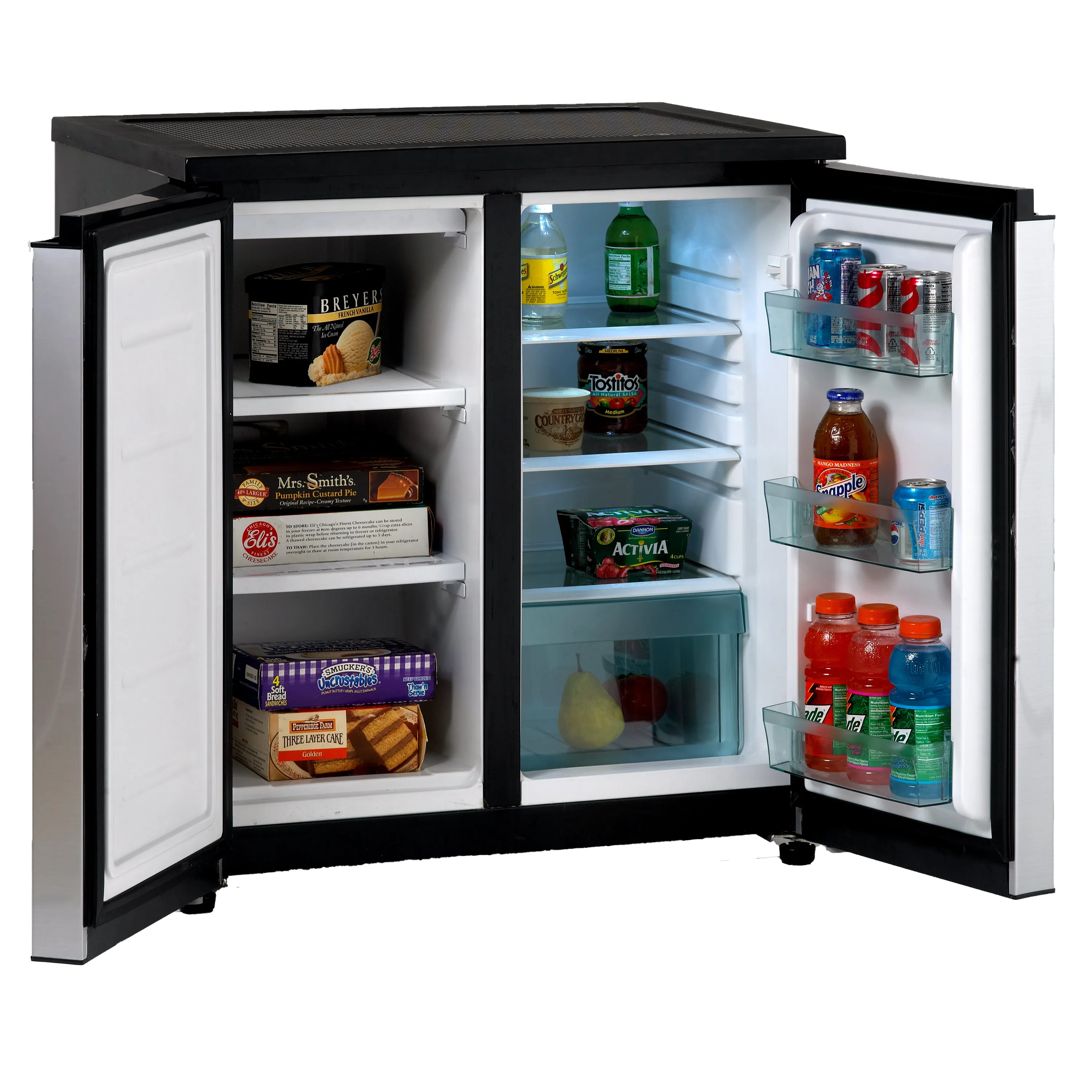 Avanti Kulkas Kompak Side by Side 5.5 cu. ft. dari SLOTBOLA88 dengan desain modern stainless steel