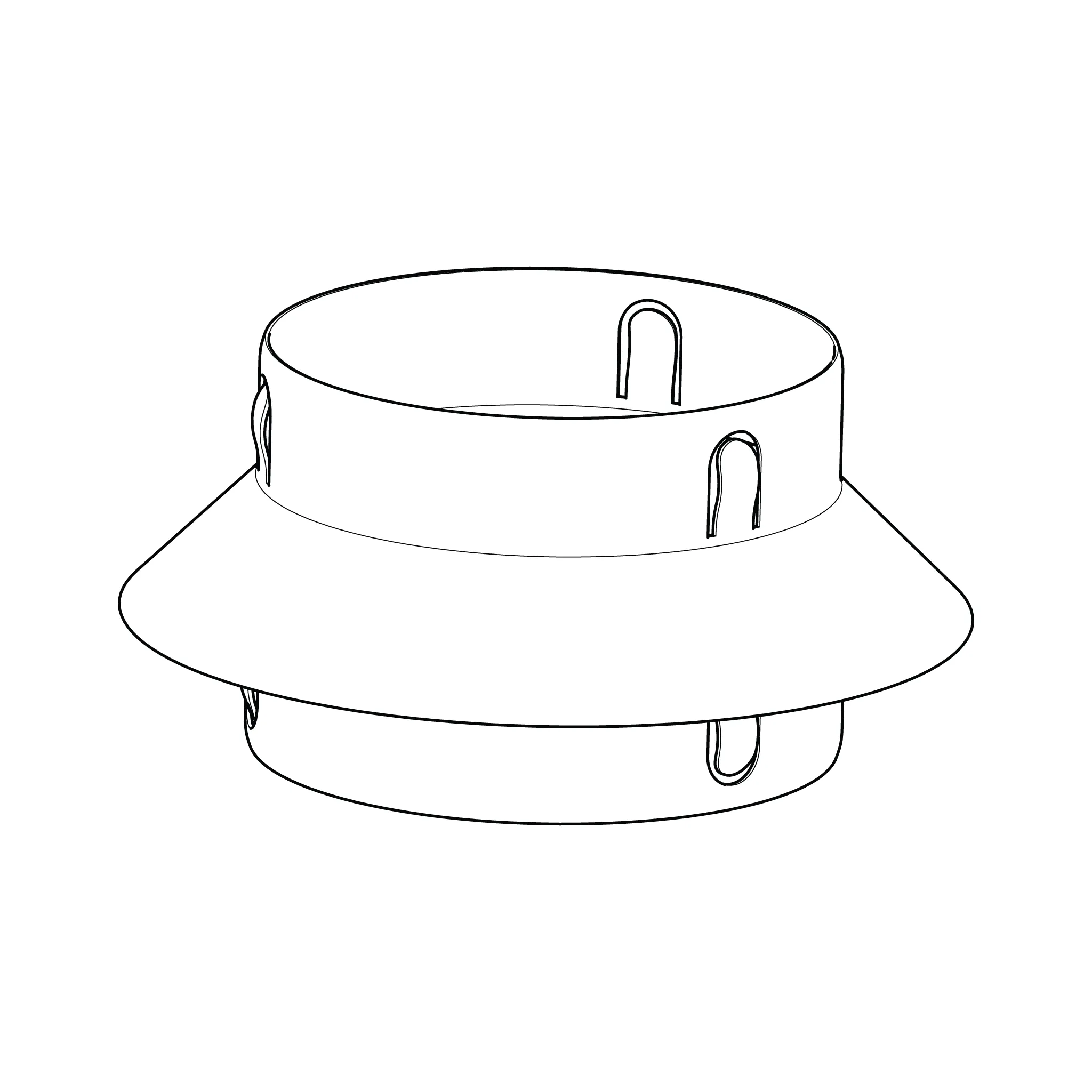 Dome Gen 2 Series Flue Lower Collar suku cadang original oven berkualitas di JP99