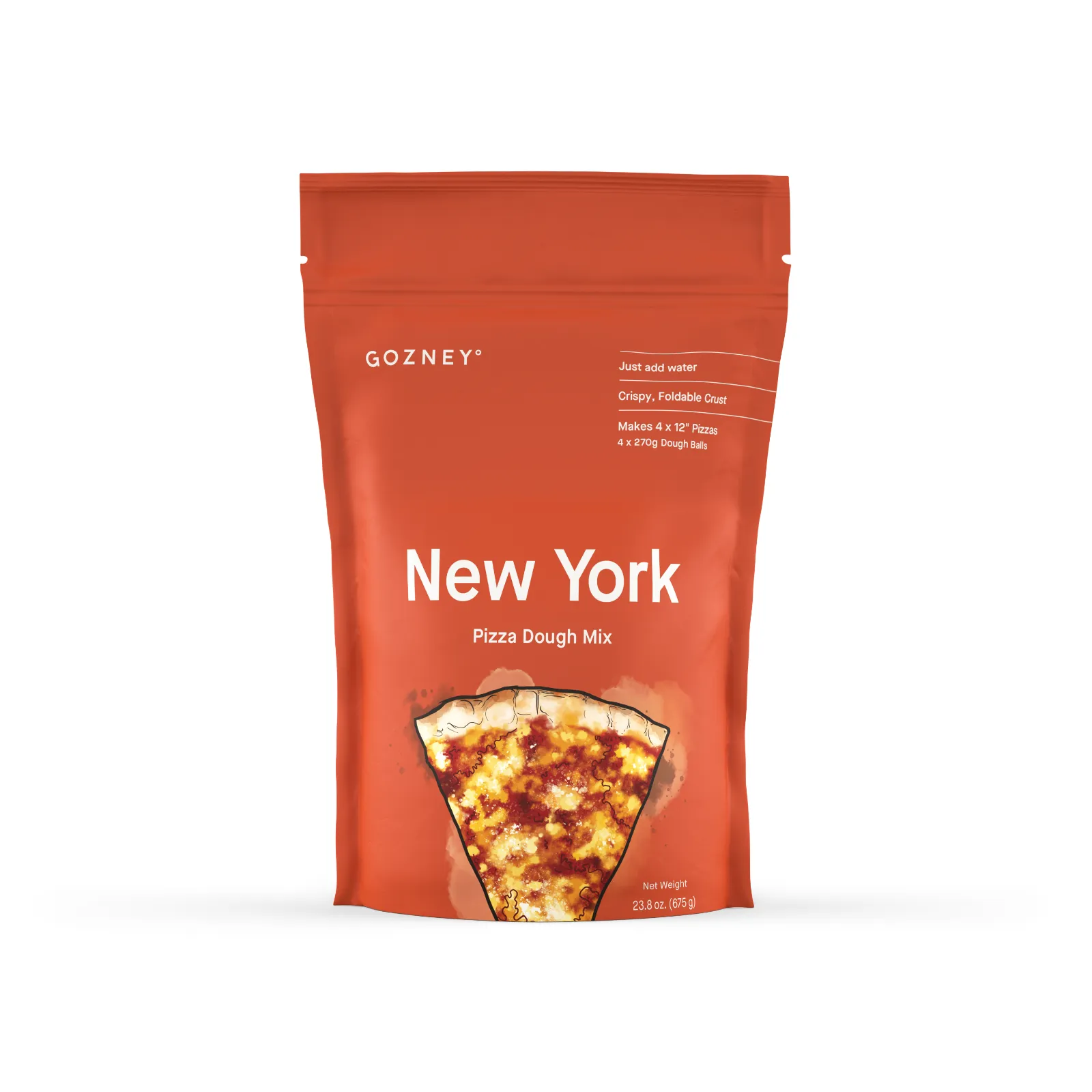 Kemasan New York Pizza Dough Mix berkualitas dari JALUR777 untuk adonan pizza renyah